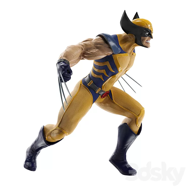 Wolverine 3D Model Wolverine 3D Model