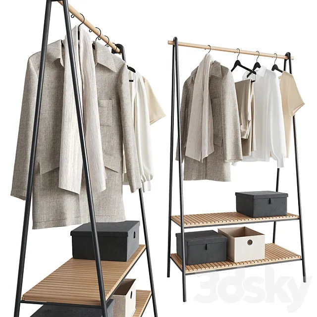 Woman Clothes Set 10 3D Model Woman Clothes Set 10 3D Model