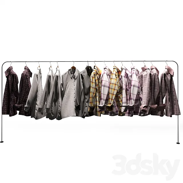 Women Shirts Shop _ dressing room 3DModel