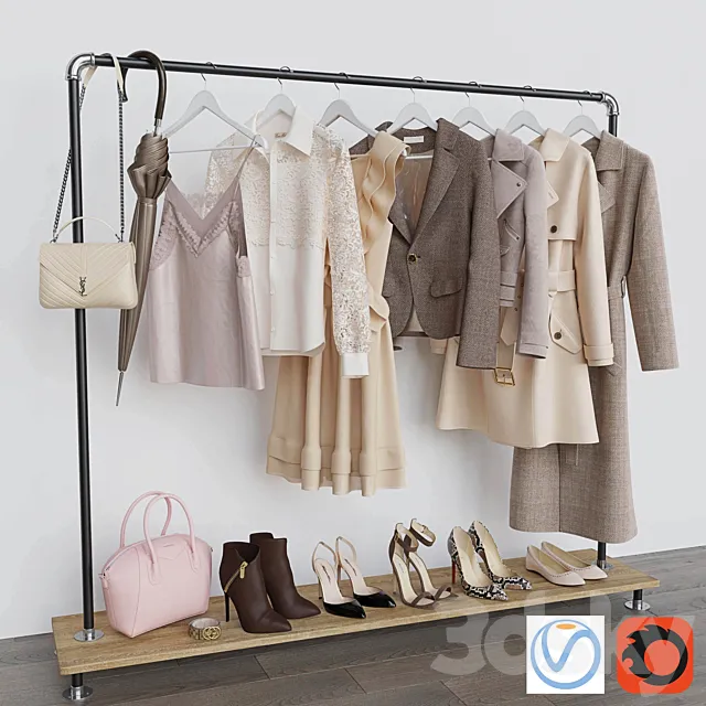 Women’s clothing 1 3DModel