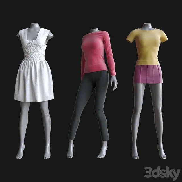 Women’s clothing №2 3D Model