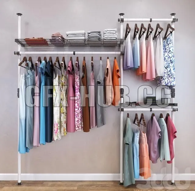 Women’s wardrobe 3D Model Women’s wardrobe 3D Model