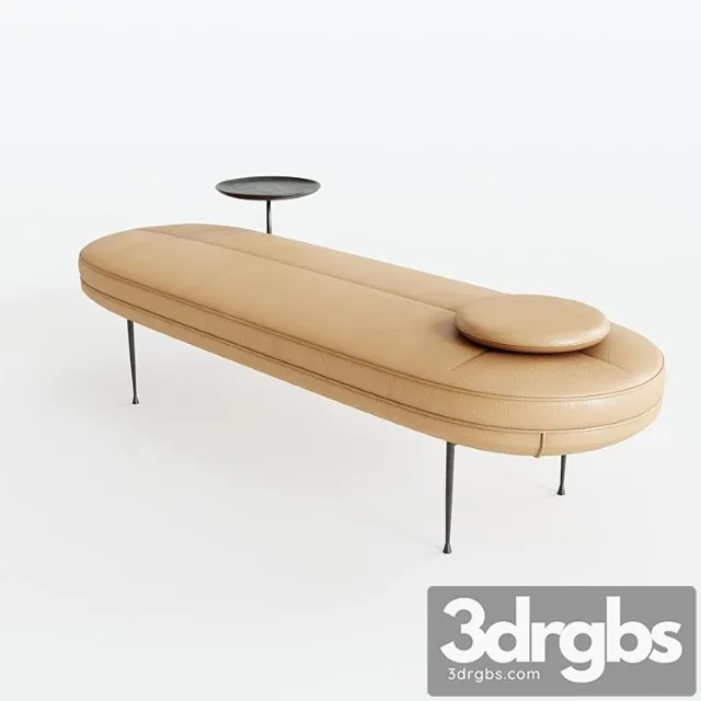 Won canoe daybed 2 3D Model Download