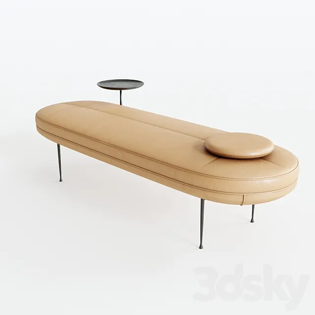 WON Canoe Daybed 3DModel WON Canoe Daybed 3DModel