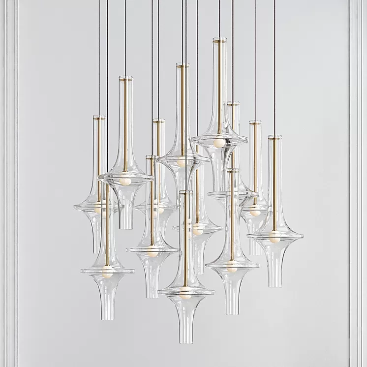 Wonder Penta Lampada a Sospensione 3D Model Wonder Penta Lampada a Sospensione 3D Model