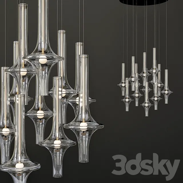 Wonder Penta Lampada a Sospensione 3DModel Wonder Penta Lampada a Sospensione 3DModel