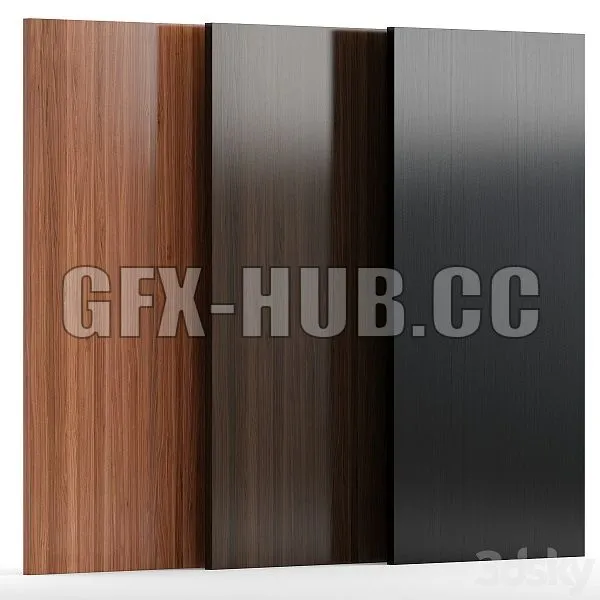 Wood 31 With 3 Materials 3D Model Wood 31 With 3 Materials 3D Model