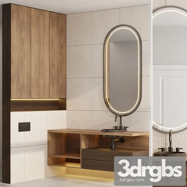 Wood bathroom furniture by fauset omnires y set 18 Wood bathroom furniture by fauset omnires y set 18