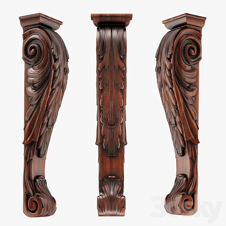 Wood Corbel-14 3D Model Free Download Wood Corbel-14 3D Model Free Download