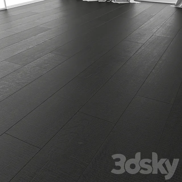 Wood floor Oak (Castle Brown Wild Wood) 3D Model