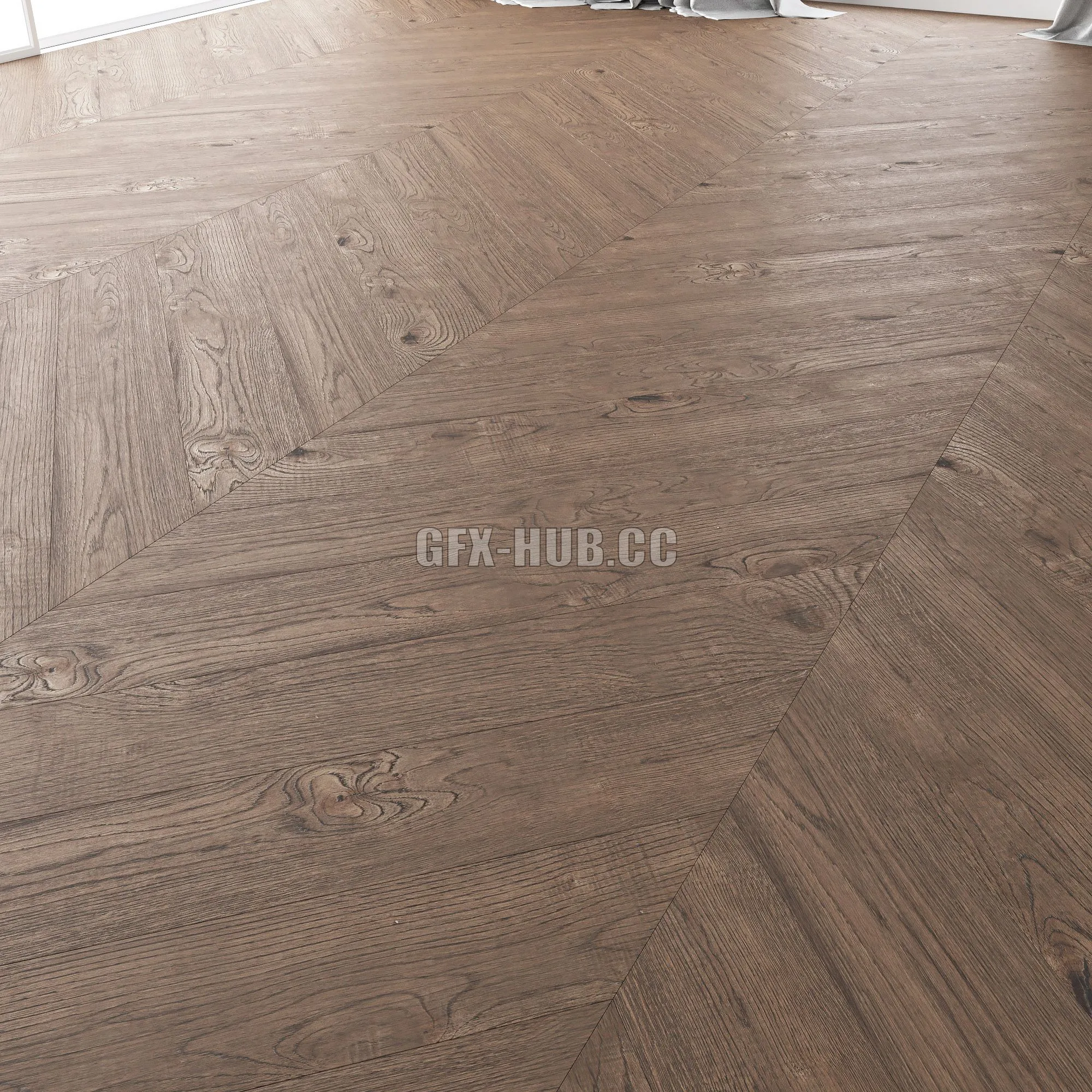 Wood Floor Set 04 3D Model