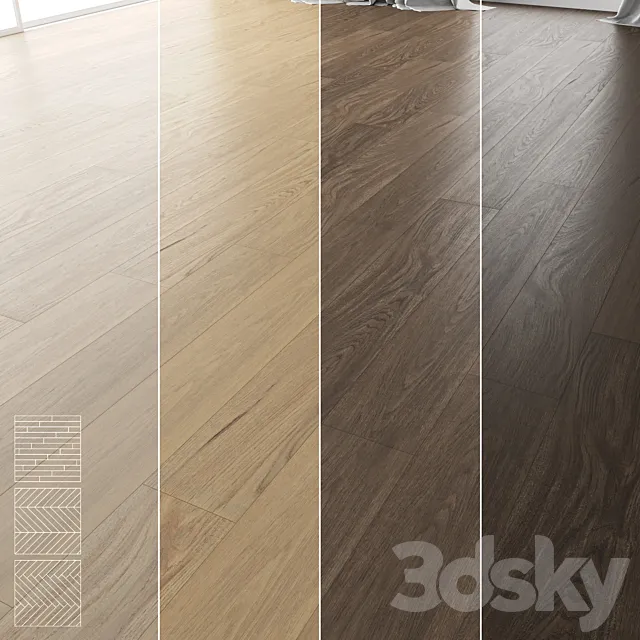 Wood Floor Set 15 3D Model Wood Floor Set 15 3D Model