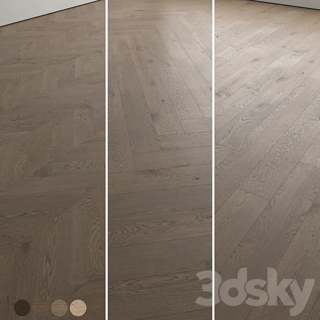 Wood Floor Set 29 3D Model