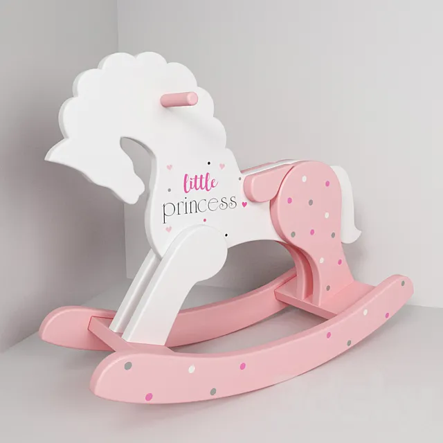 Wood horse 03 3D Model Wood horse 03 3D Model