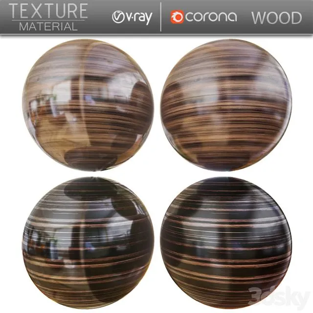 Wood Material and Textures collection vol. 01 01 3D Model