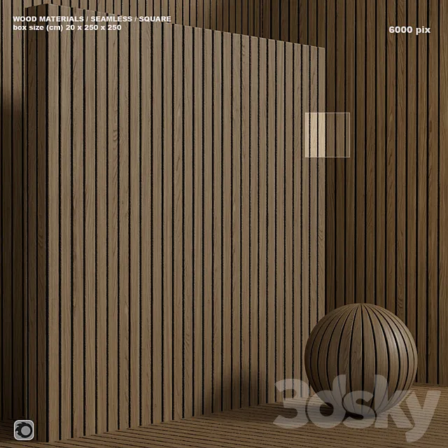 Wood material (seamless) planks – set 128 3D Model