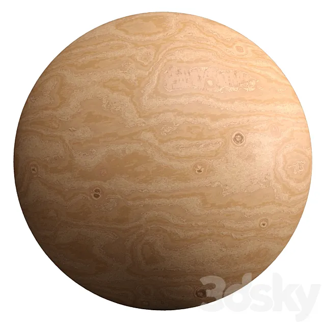 Wood Materials 3- Simpel Wood Material PBR 3D Model