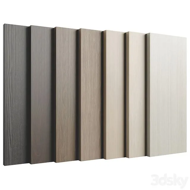 Wood Materials Collection LuxLucia Casa – 7 Colors 3D Model