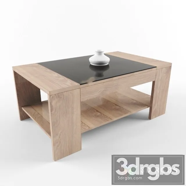 Wood Moderm Minimlism Table 3D Model Download Wood Moderm Minimlism Table 3D Model Download