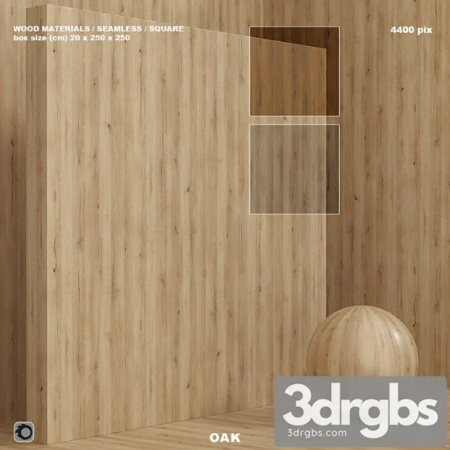 Wood oak material (seamless) – set 85 3D Model Download