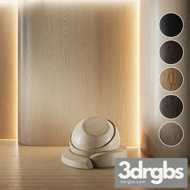 Wood Oak Set Seamless Laminate Parquet 23 3D Model Download