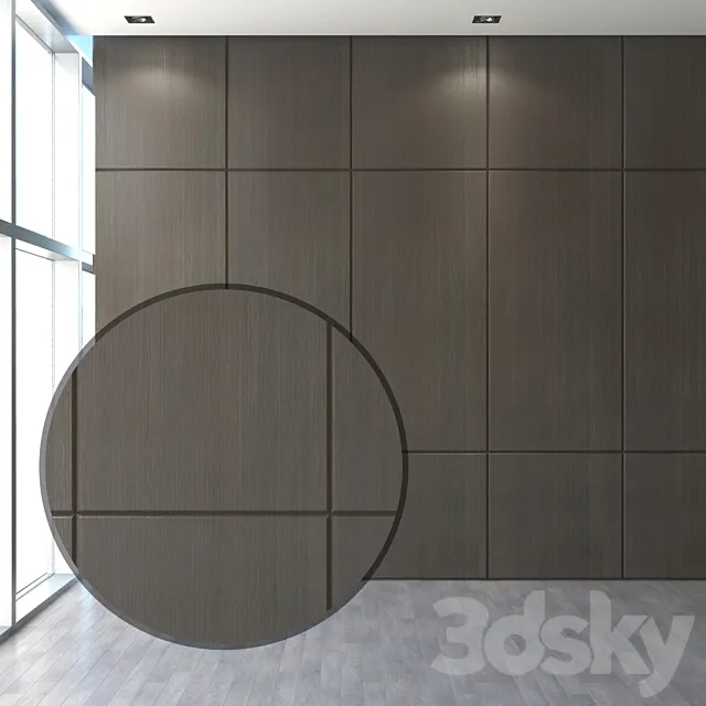 Wood panel 01 3D Model Wood panel 01 3D Model