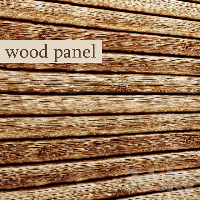 Wood panel 3D Model Wood panel 3D Model