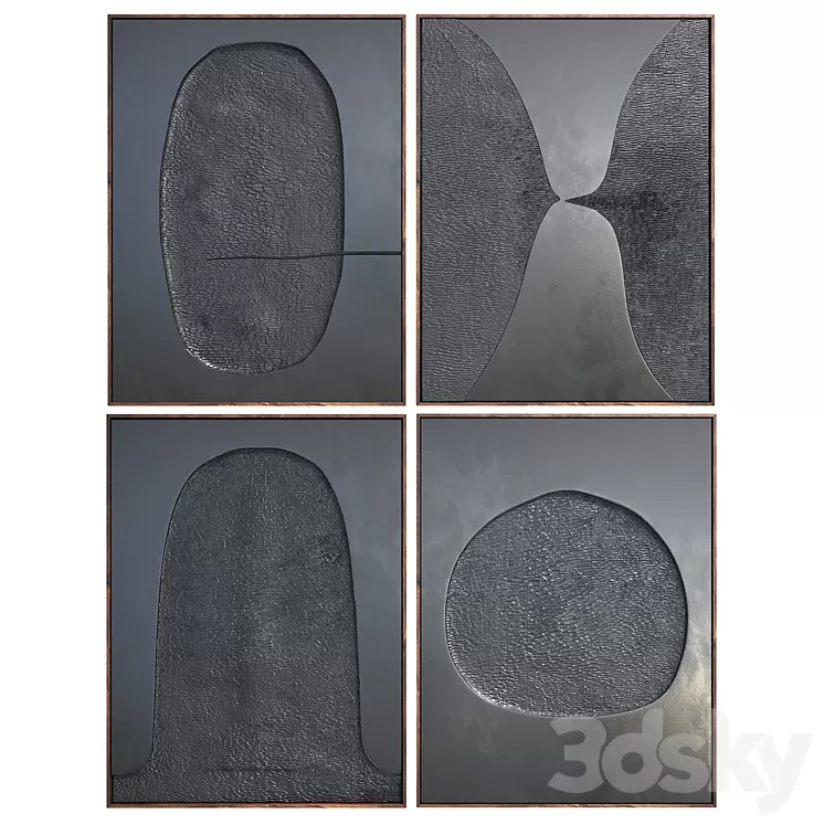 Wood panel set by Julian Watts 3D Model Free Download