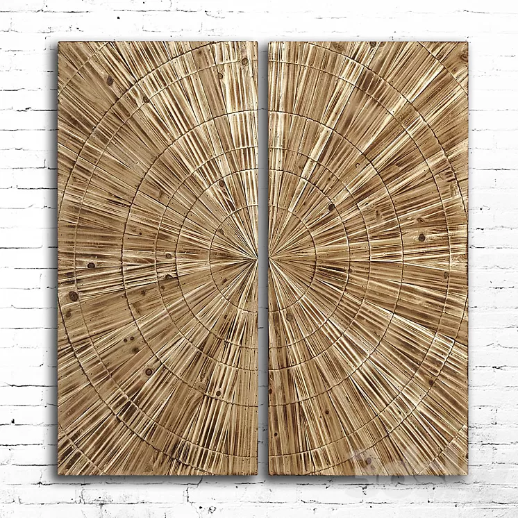 Wood paneling 86 3D Model