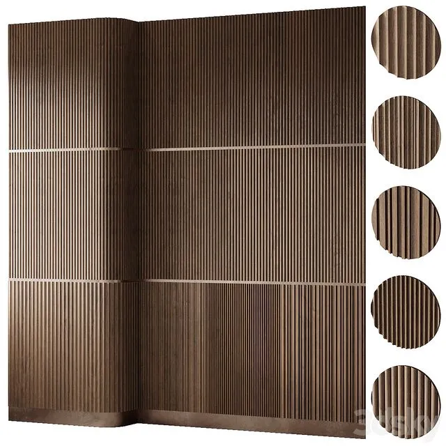 Wood panels 2 3D Model