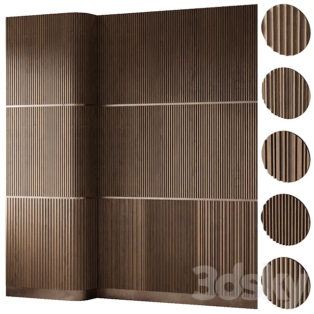 Wood panels 2 3D Model