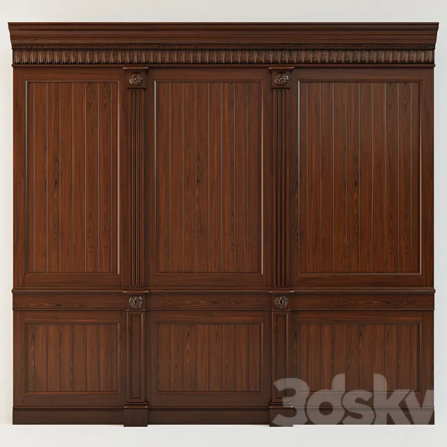 Wood panels_1414 3D Model Wood panels_1414 3D Model