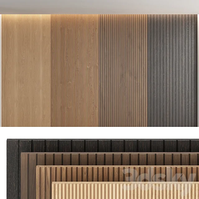 Wood panels_set4 3DModel Wood panels_set4 3DModel