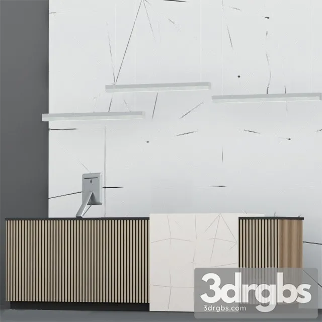 Wood Reception 3D Model Download