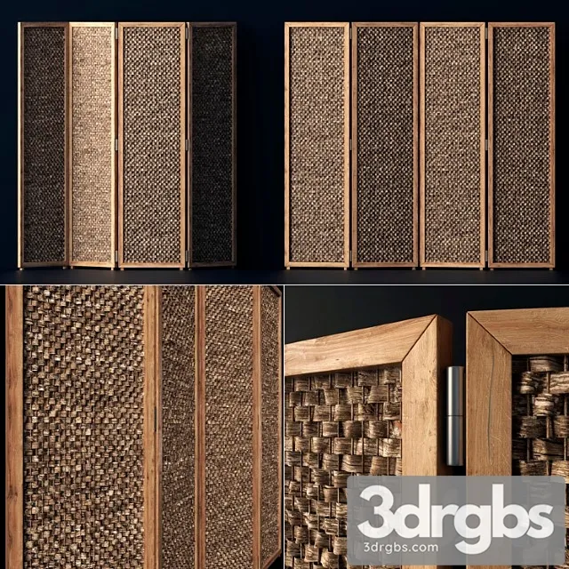 Wood Screen Decor N1 Dereviannaia Shirma 3D Model Download
