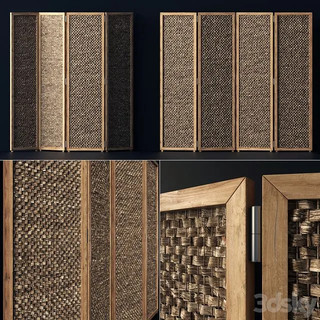 Wood screen decor n1 Wooden screen 3D Model Wood screen decor n1 Wooden screen 3D Model