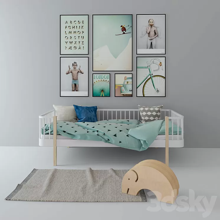 WOOD SENG OLIVER FURNITURE 3D Model WOOD SENG OLIVER FURNITURE 3D Model