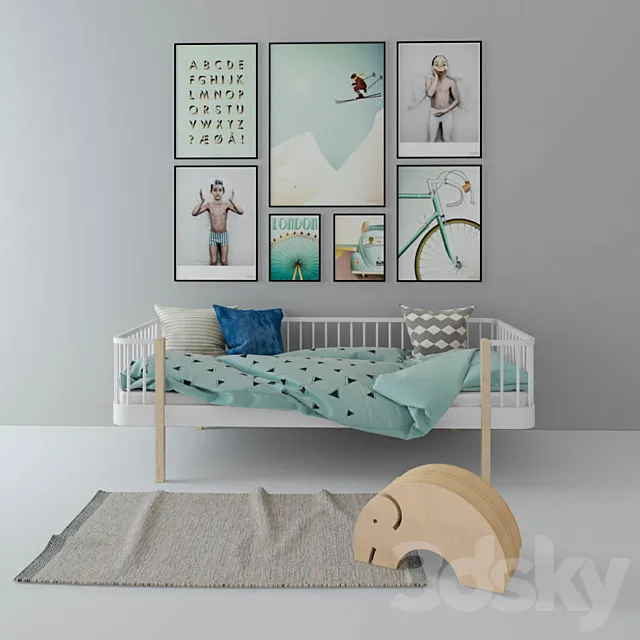 WOOD SENG OLIVER FURNITURE 3DModel WOOD SENG OLIVER FURNITURE 3DModel