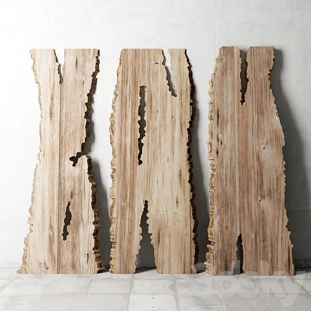 Wood slab _ Wooden slab 3D Model Wood slab _ Wooden slab 3D Model