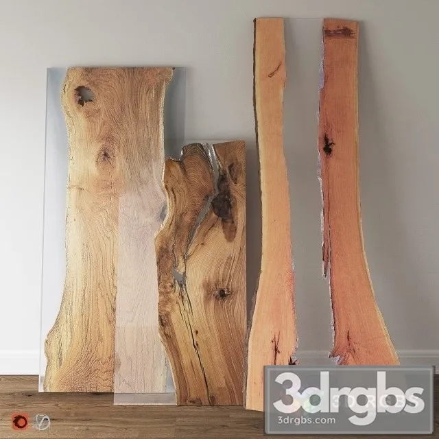 Wood Slab Glass 3D Model Download Wood Slab Glass 3D Model Download