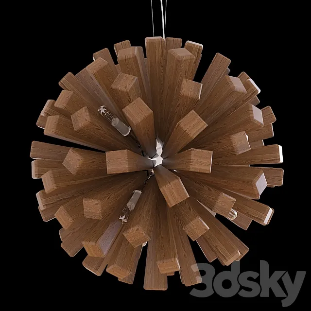 Wood sun 3D Model Wood sun 3D Model