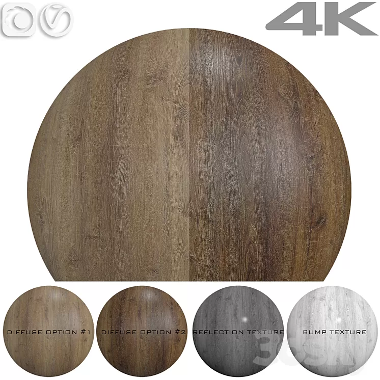 Wood texture – Oak №16 3D Model Free Download