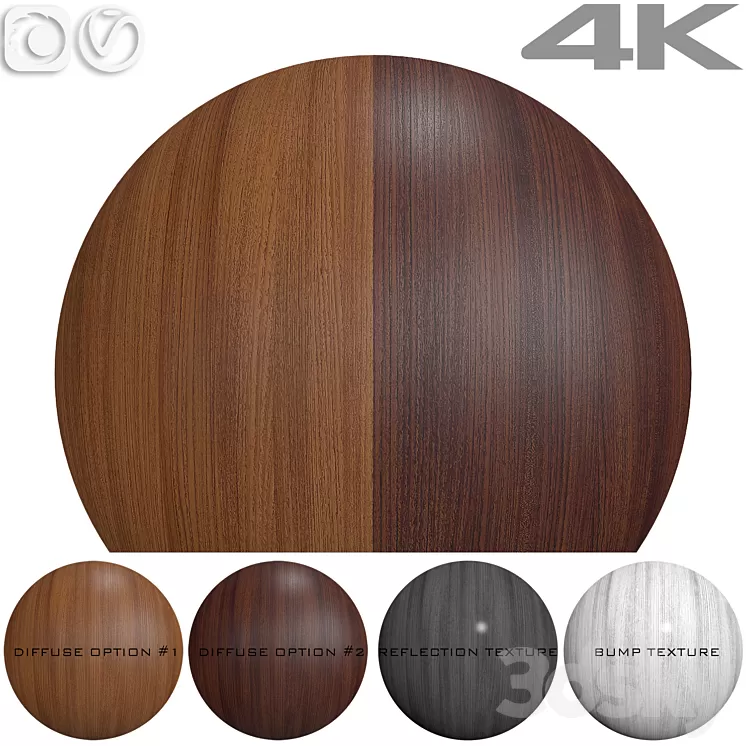 Wood texture – Teak ?4 3D Model