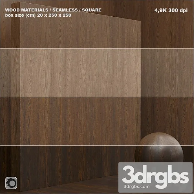 Wood veneer (seamless) – set 36 3D Model Download
