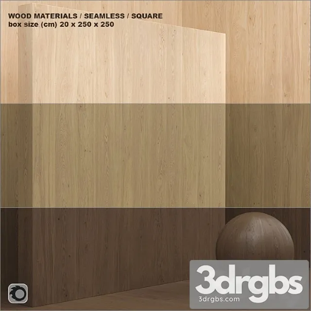 Wood veneer (seamless) – set 42 3D Model Download