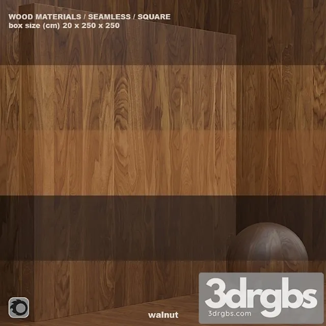Wood veneer (seamless) – set 46 3D Model Download