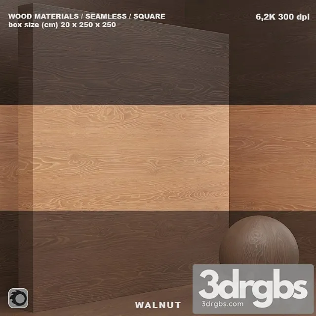 Wood veneer (seamless) – set 47 3D Model Download