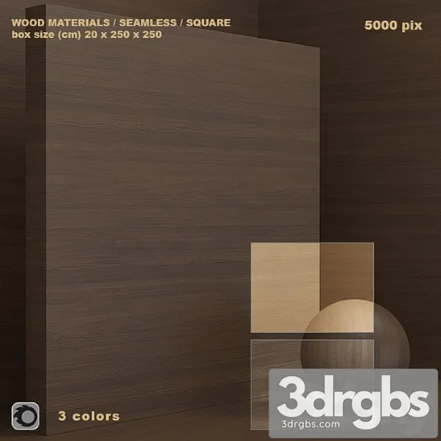 Wood veneer (seamless) – set 62 3D Model Download