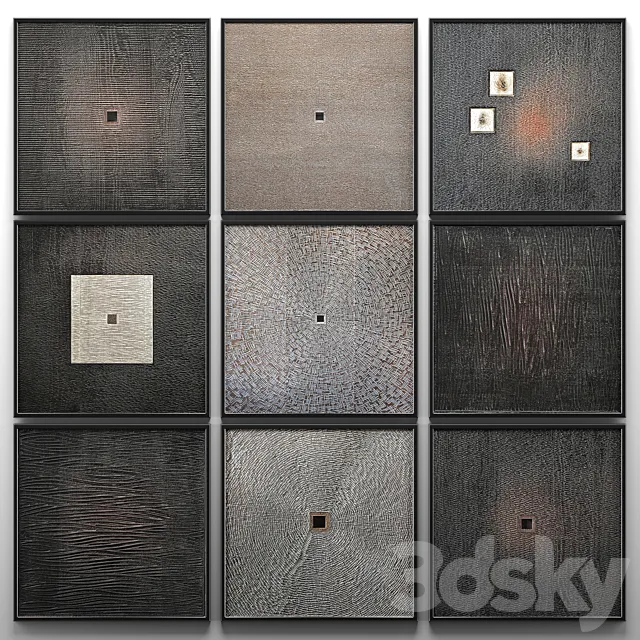 Wood Wall Sculpture wall decor picture set luxury mural luxury decor eco design natural materials Scandinavian style modern abstraction carving wooden 3D Model Wood Wall Sculpture wall decor picture set luxury mural luxury decor eco design natural materials Scandinavian style modern abstraction carving wooden 3D Model