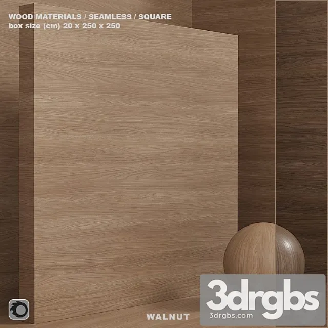 Wood walnut material (seamless) – set 76 3D Model Download
